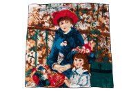Шелковый платок картина репродукция Пьера Огюста Ренуара Две сестры на терассе