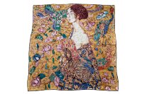 Шелковый платок картина репродукция Дама с веером Густав Климт