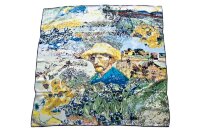 Шелковый платок картина репродукция Ван Гог автопортрет Ирисы